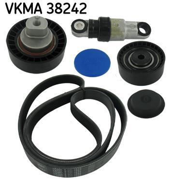 Kit de courroie d'accessoire (Courroie d’alternateur) SKF VKMA 38242